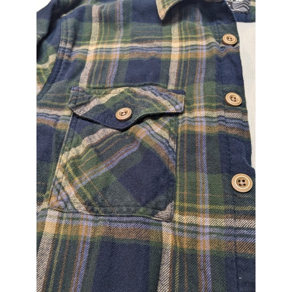 Solaris Men's Plaid Flannel Lined Shirt Jacket Size Large - Picture 3 of 8